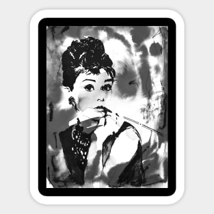 Audrey Hepburn Sticker